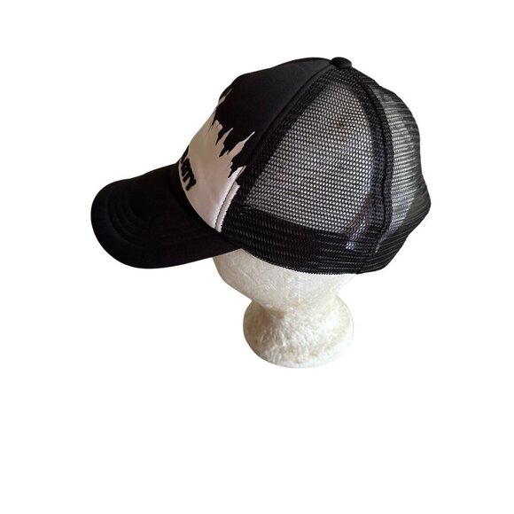New York City Skyline Trucker Hat No Boundaries One Size Black & White Unisex Ad - Picture 2 of 7